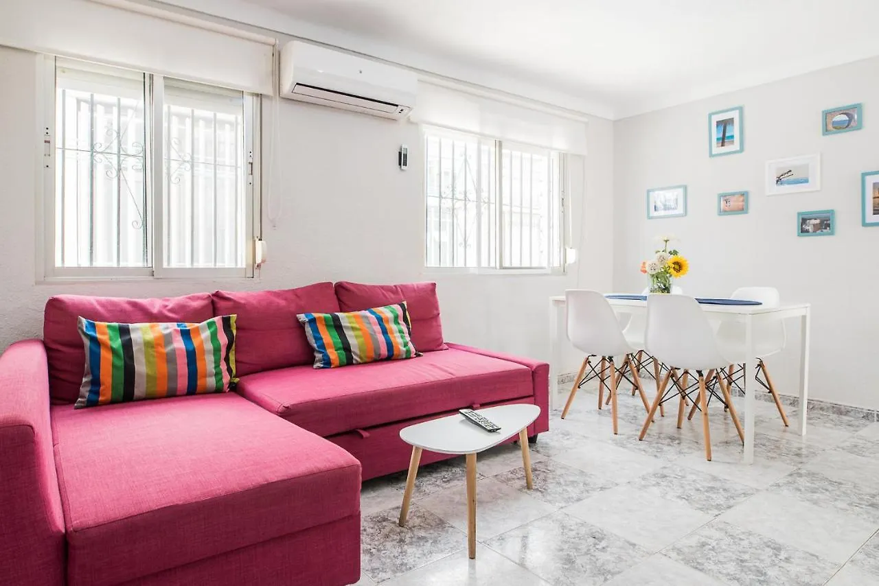 MalagaOnBeach 2 - Two bedrooms - up to 7 people - 30 meters beach Appartement Málaga